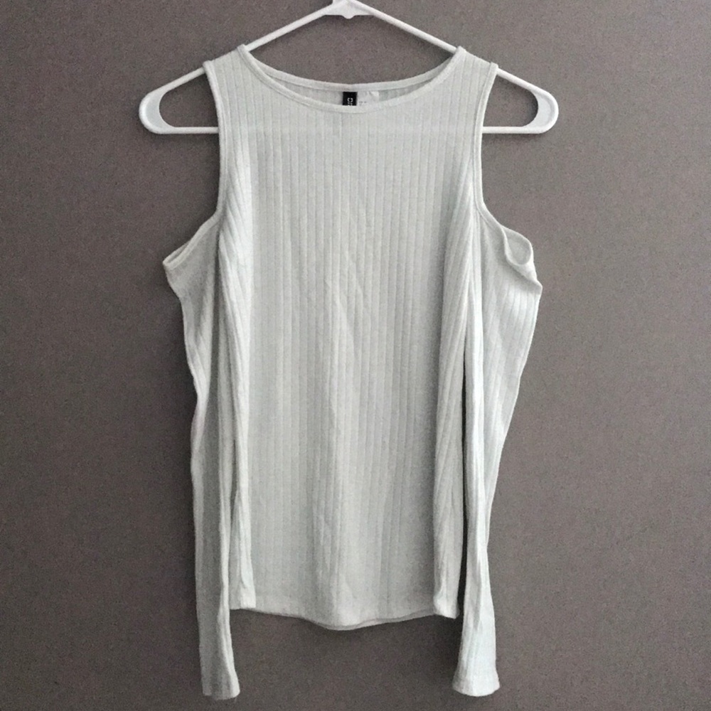 Cute cold shoulder long sleeve